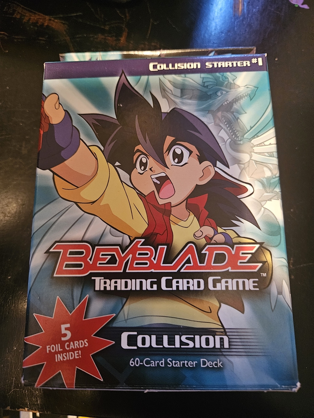 Beyblade Trading Card Game Collision Starter Deck - Blue
